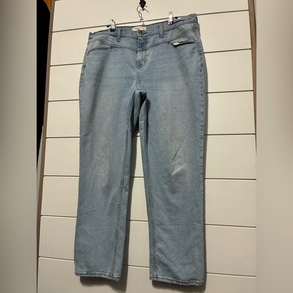 Abercrombie and Fitch the 90s straight leg low rise size 33/16R curve love - Picture 7 of 12